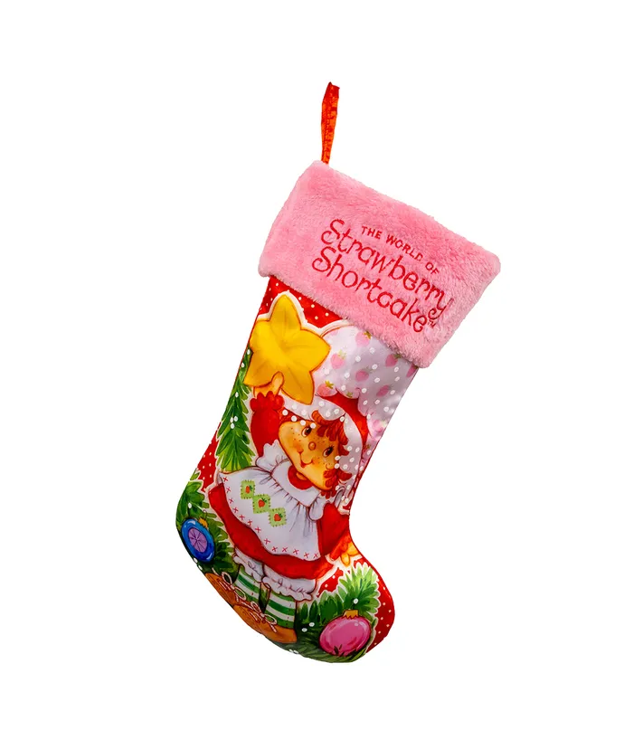 Kurt S. Adler - Strawberry Shortcake™ Red & Pink Stocking