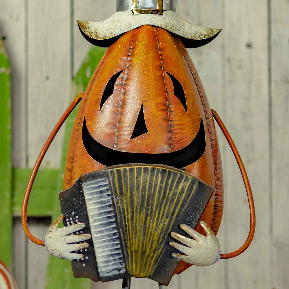 Tall Jack-O-Lantern With Accordion Halloween Decoration, 30.5" Tall - Image 2