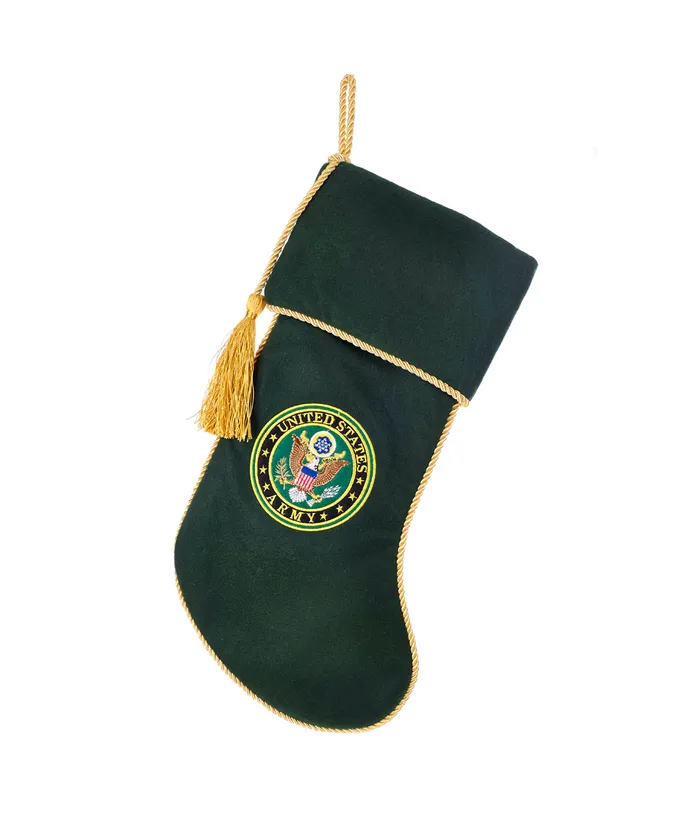 Kurt S. Adler - U.S. Army® Braided Rope Stocking