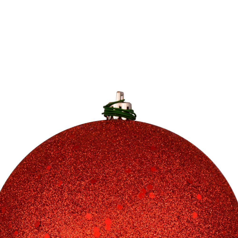 Vickerman - 6 Ball Ornaments, Bittersweet Sequin Finish - 6 Inch - Image 4