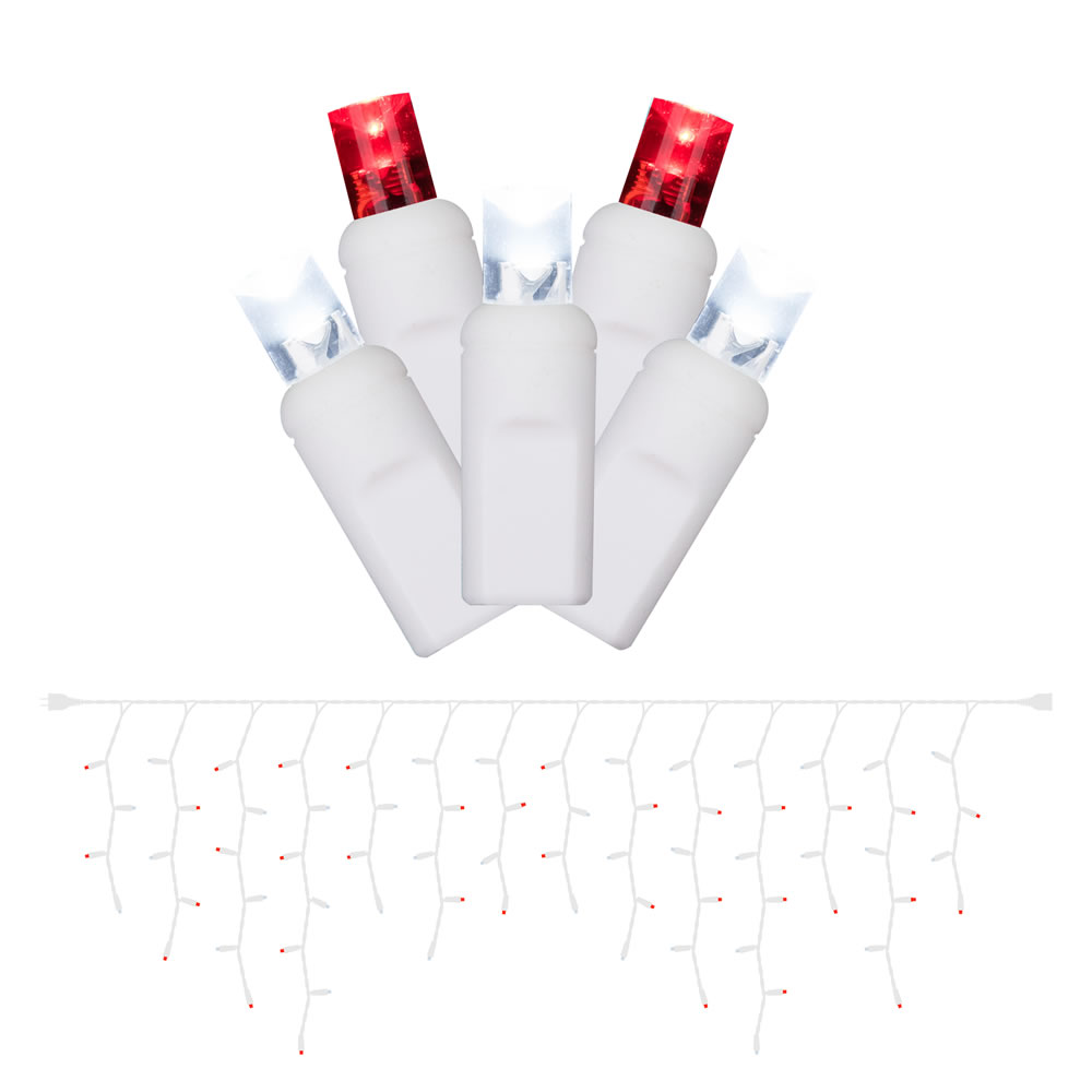 Vickerman - 70 Wide Angle LED Icicle Light on White Wire, 9' Christmas Single Mold Light Strand ,   - , - Image 26