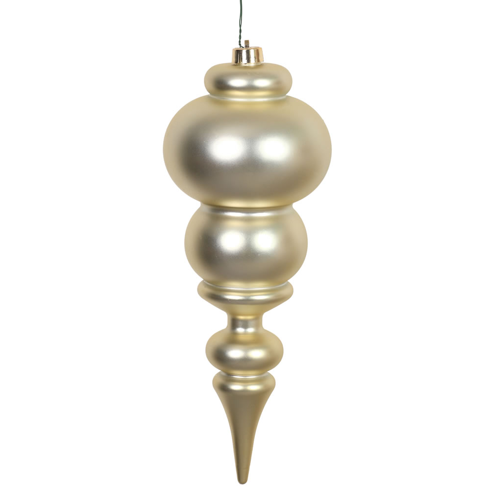 Vickerman - Finial Christmas Ornament UV Treated with Drilled and Wired Cap - Image 43