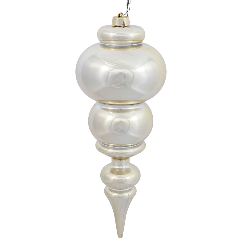 Vickerman - Finial Christmas Ornament UV Treated with Drilled and Wired Cap - Image 44