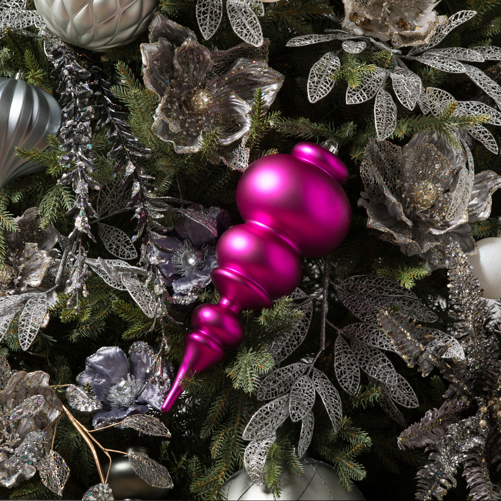 Vickerman - Finial Christmas Ornament UV Treated with Drilled and Wired Cap - Image 67