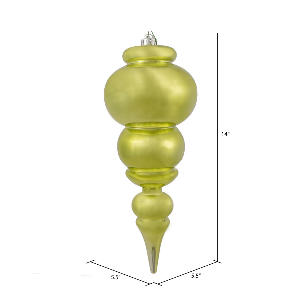 Vickerman - Finial Christmas Ornament UV Treated with Drilled and Wired Cap - Image 94