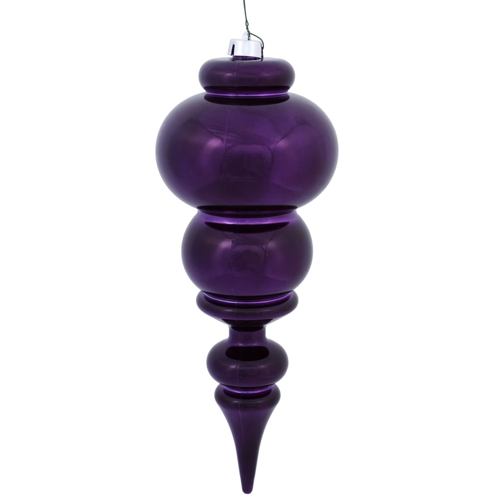 Vickerman - Finial Christmas Ornament UV Treated with Drilled and Wired Cap - Image 3