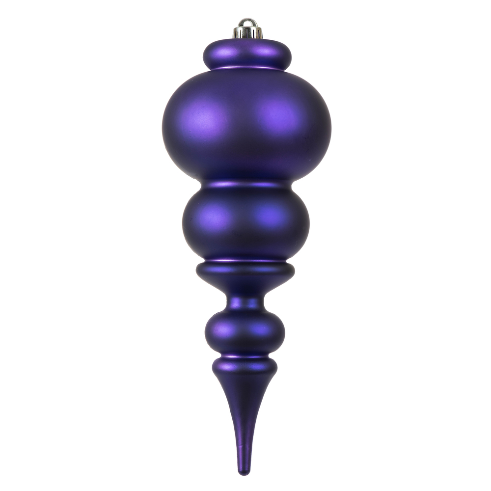 Vickerman - Finial Christmas Ornament UV Treated with Drilled and Wired Cap - Image 4