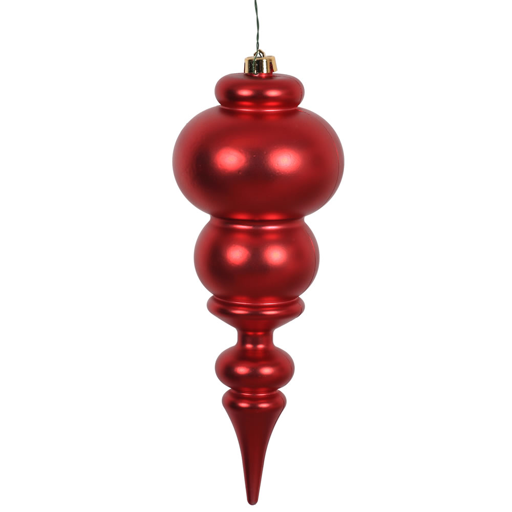 Vickerman - Finial Christmas Ornament UV Treated with Drilled and Wired Cap - Image 11