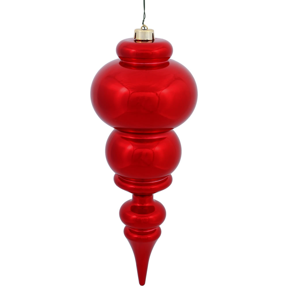 Vickerman - Finial Christmas Ornament UV Treated with Drilled and Wired Cap - Image 12