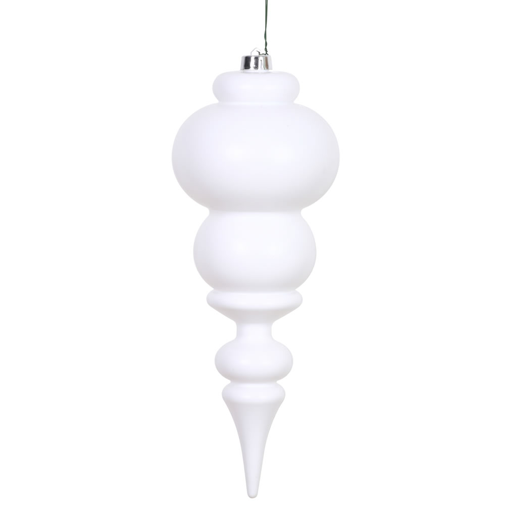 Vickerman - Finial Christmas Ornament UV Treated with Drilled and Wired Cap - Image 19