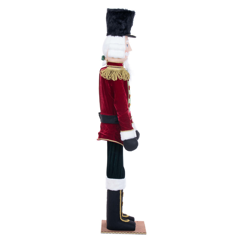 Vickerman - Red Velvet Standing Nutcracker Doll , Multicolored - Image 12